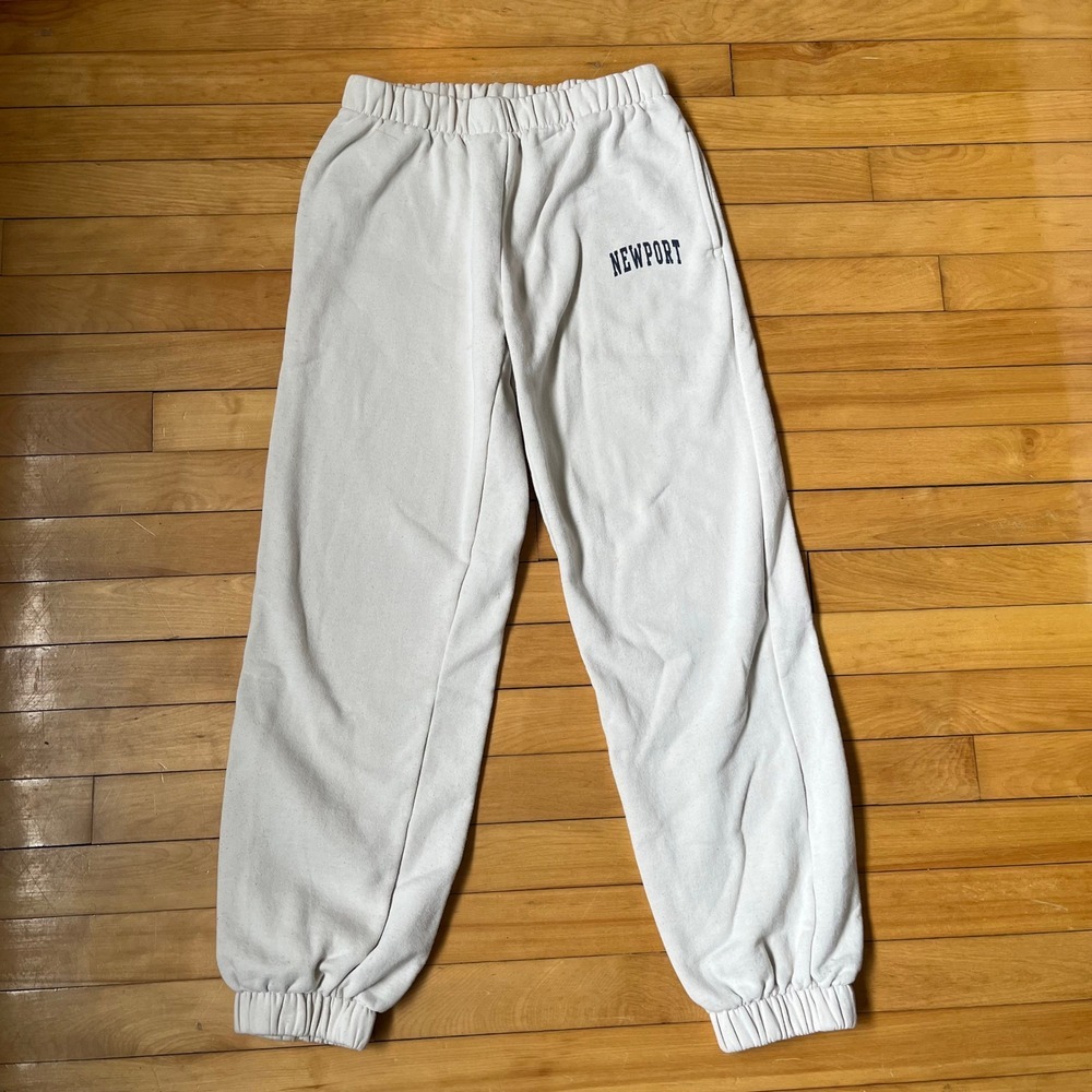 John Galt Brandy Melville Newport Sweatpants Off-White Joggers One Size